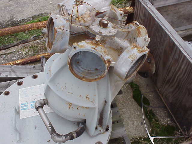Marley gearbox. Seris 22.2. Model 22.3.  42292.  S/N A75071M410. From a Cooling tower.
